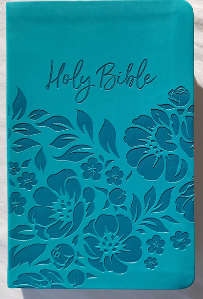 KJV Thinline Bible Value Edition (New, 2022, Teal Leathertouch, 1056 pages, Holman)