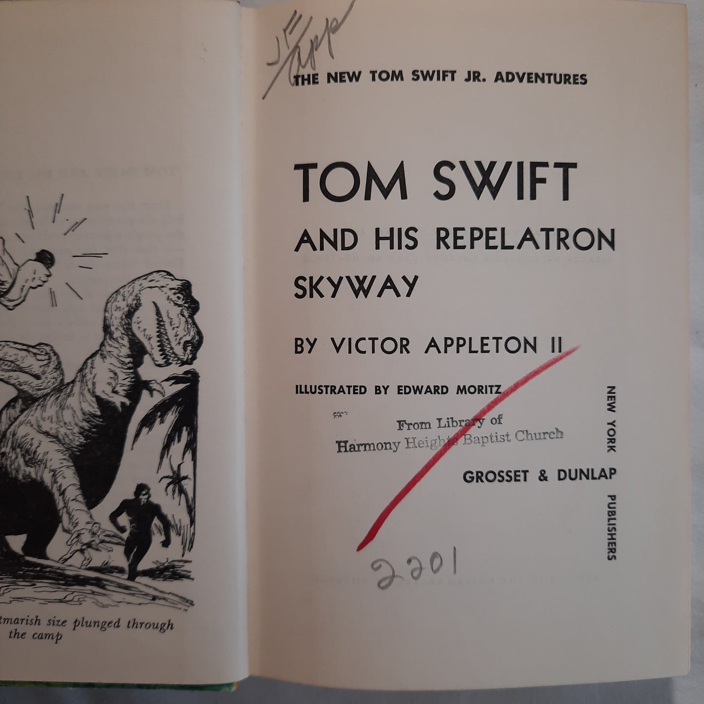 Tom Swift and His Repelatron Skyway by Victor Appleton II (Very Good, 1963, HC, 179 pages, Grosset & Dunlap)