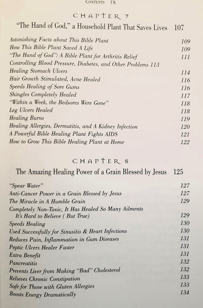 Miracle Food Cures from the Bible by Reese Dubin (Very good, 1999, HC, 410 pages, Reward Books)