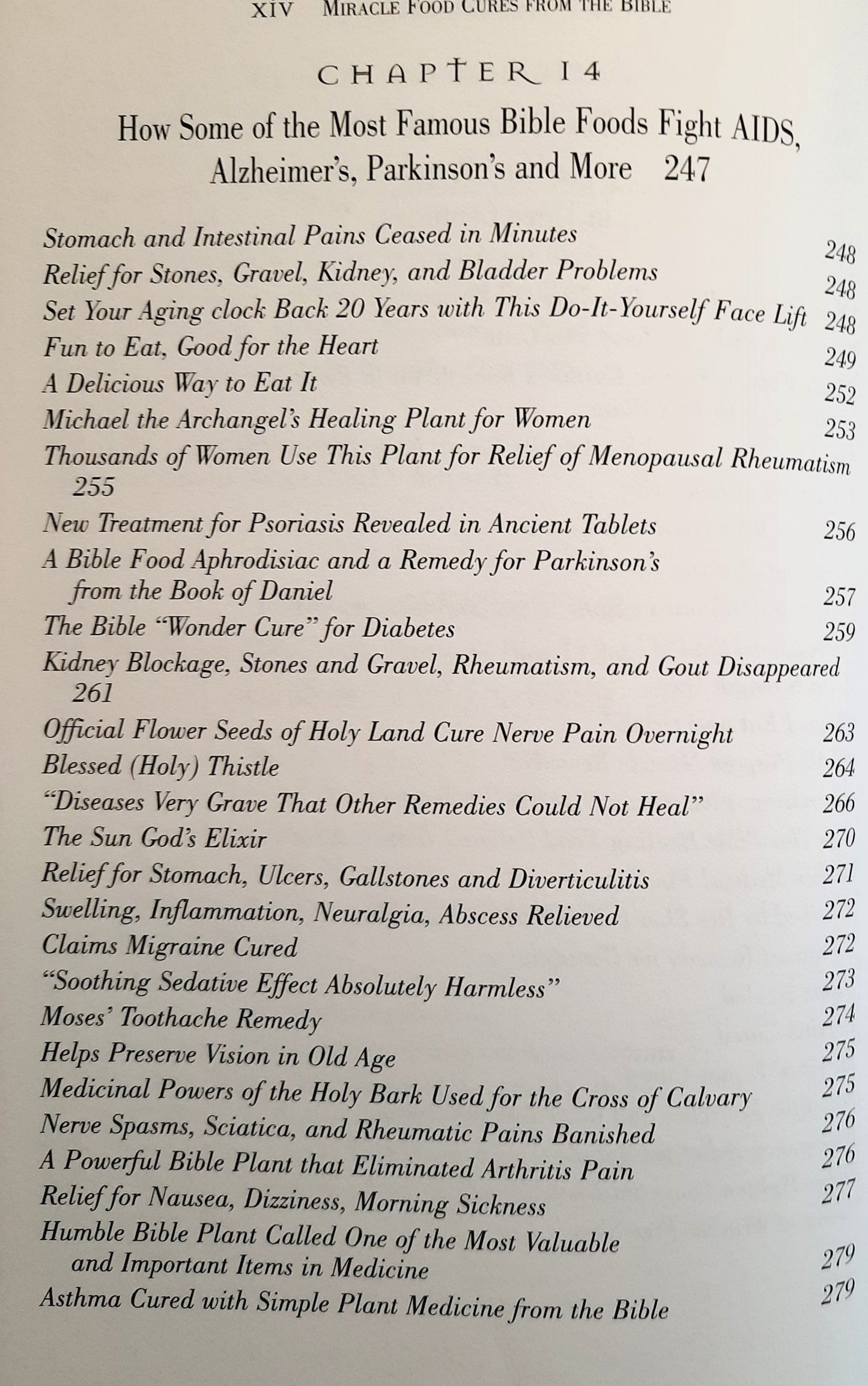 Miracle Food Cures from the Bible by Reese Dubin (Very good, 1999, HC, 410 pages, Reward Books)