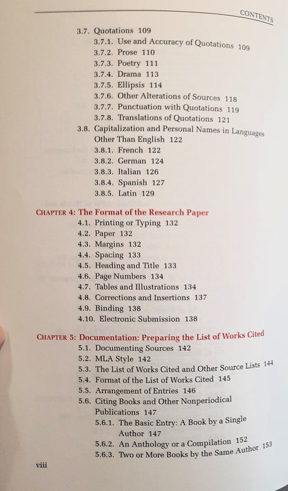 MLA Handbook for Writers of Research Papers Sixth Edition by Joseph Gibaldi (Very good, 2008, Pbk, 361 pages, The Modern Language Association of America)