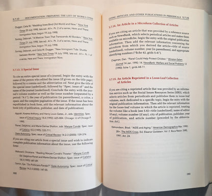 MLA Handbook for Writers of Research Papers Sixth Edition by Joseph Gibaldi (Very good, 2008, Pbk, 361 pages, The Modern Language Association of America)