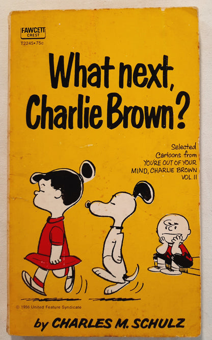 What Next, Charlie Brown? by Charles M. Schulz (Good, 1959, Pbk, Fawcett World Library)