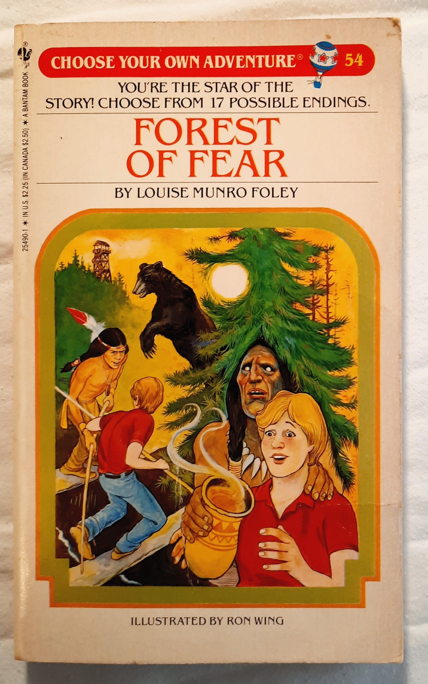 Forest of Fear by Louise Munro Foley (Choose Your Own Adventure, Good, 1986, Pbk, 117 pages, Bantam Books)