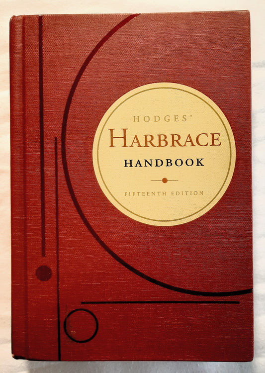 Hodges' Harbrace Handbook Fifteenth Edition by Cheryl Glenn; Robert Miller, et al (Very good, 2003, HC, 876 pages, Thomson Wadsworth)