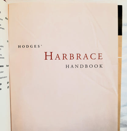 Hodges' Harbrace Handbook Fifteenth Edition by Cheryl Glenn; Robert Miller, et al (Very good, 2003, HC, 876 pages, Thomson Wadsworth)