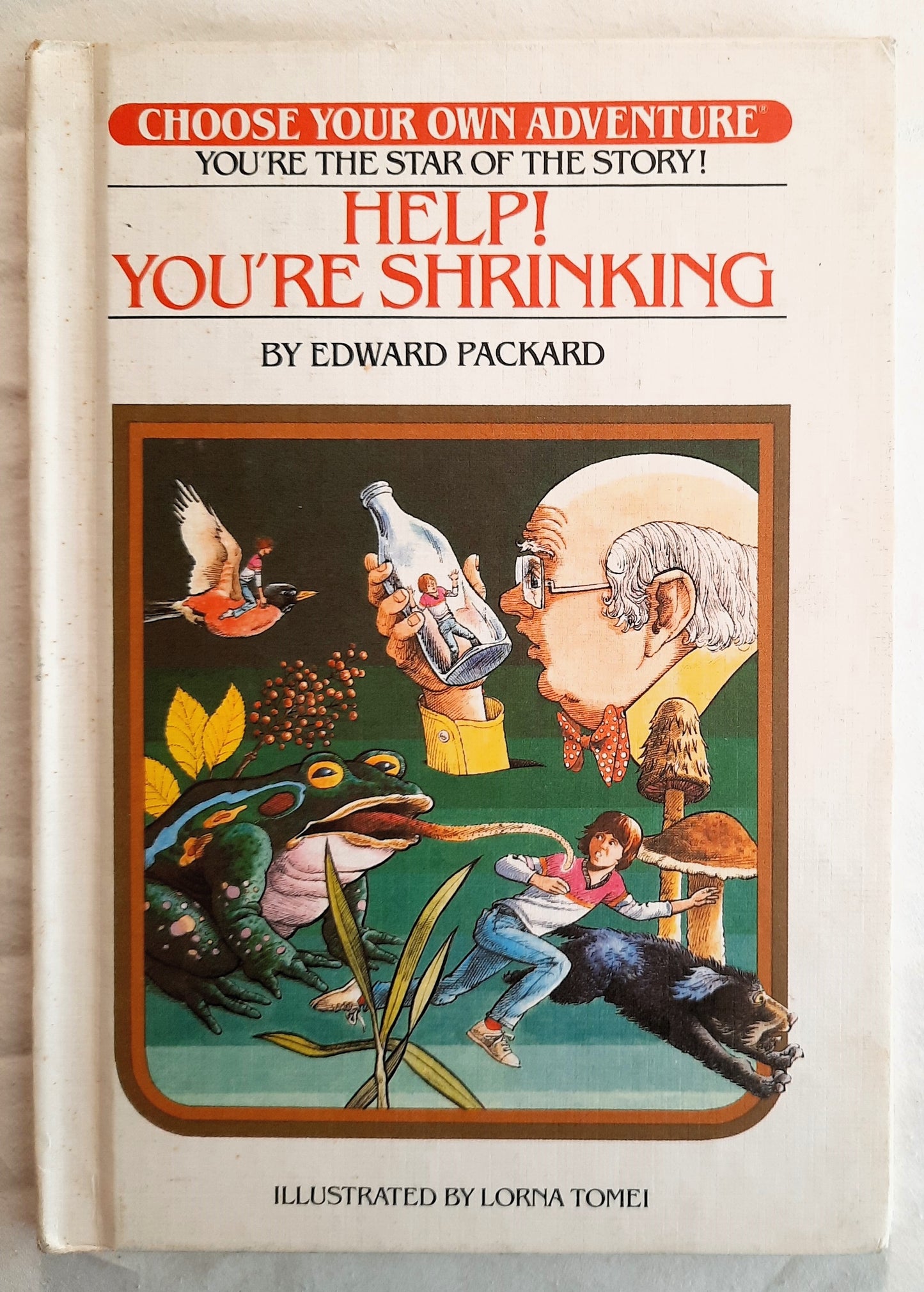 Help! You're Shrinking by Edward Packard (Choose Your Own Adventure, Good, 1983, HC, 53 pages, Weekly Reader Books)