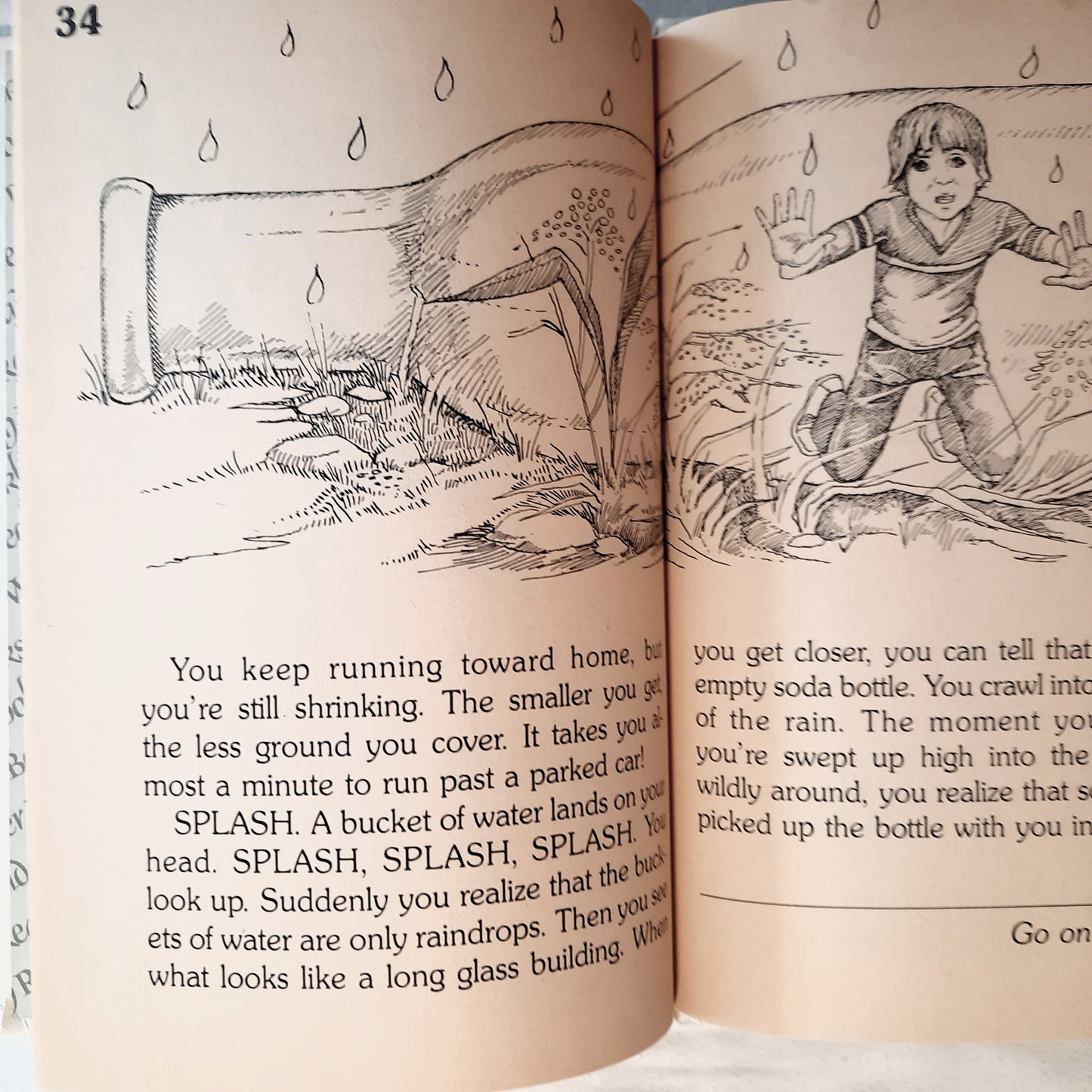 Help! You're Shrinking by Edward Packard (Choose Your Own Adventure, Good, 1983, HC, 53 pages, Weekly Reader Books)