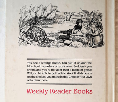 Help! You're Shrinking by Edward Packard (Choose Your Own Adventure, Good, 1983, HC, 53 pages, Weekly Reader Books)