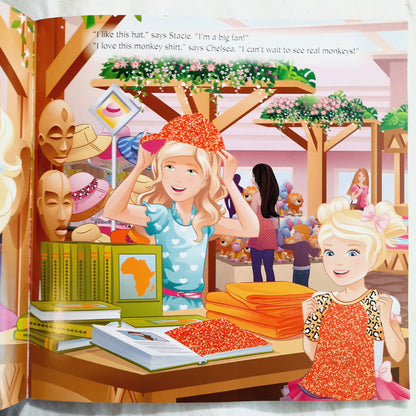 Barbie Sisters on Safari by Mary Man-Kong; Kellee Riley (Good, 2014, Pbk, 16 pages, Random House)