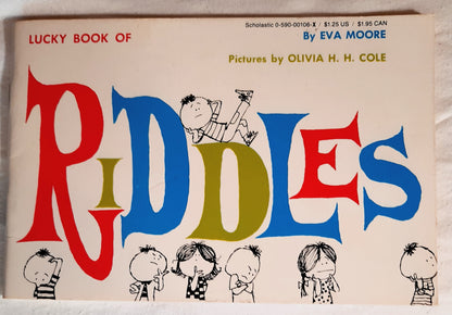 Lucky Book of Riddles by Eva Moore (Very Good, 1964, Pbk, 24 pages, Scholastic)