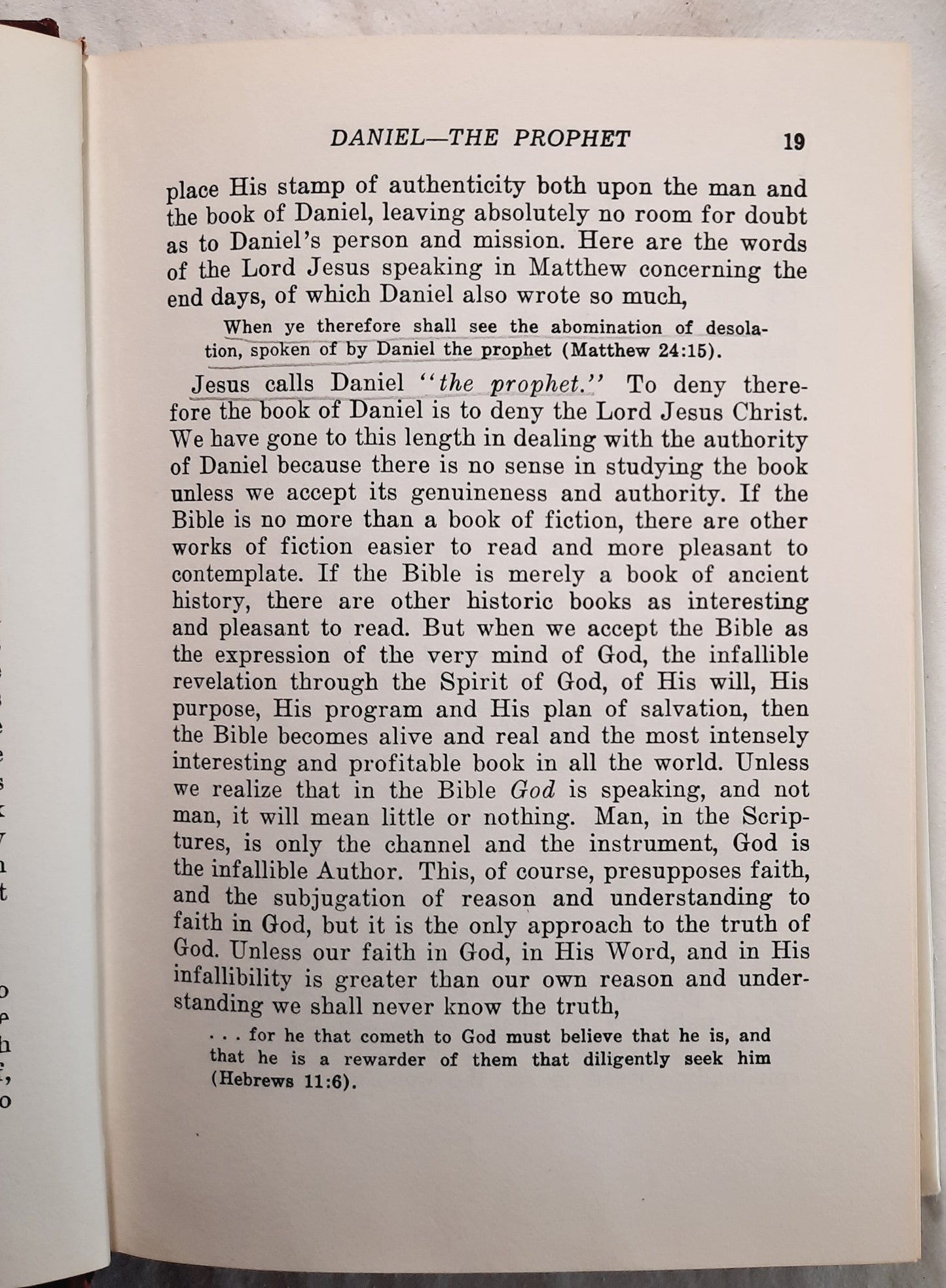 Daniel the Prophet: 35 Simple Studies in the Book of Daniel by M. R. DeHaan (Good, 1973, HC, 339 pages, Zondervan)