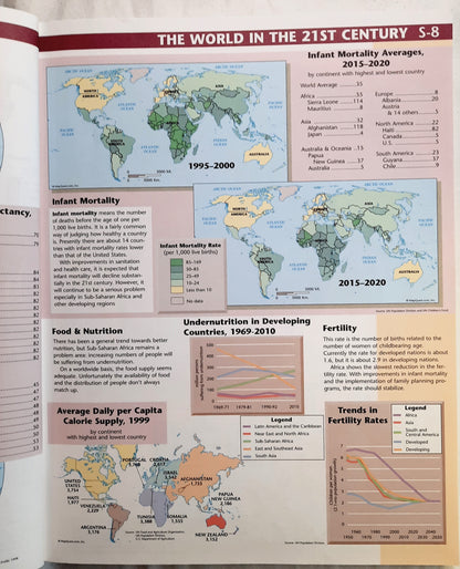 The World Almanac Atlas of the World by MapQuest (Good, 2001, Pbk, 192 pages, MapQuest.com)