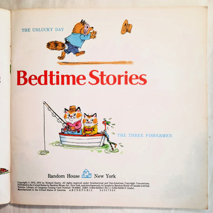 Richard Scarry's Bedtime Stories by Richard Scarry (Good, 1978, Pbk, Random House Pictureback)