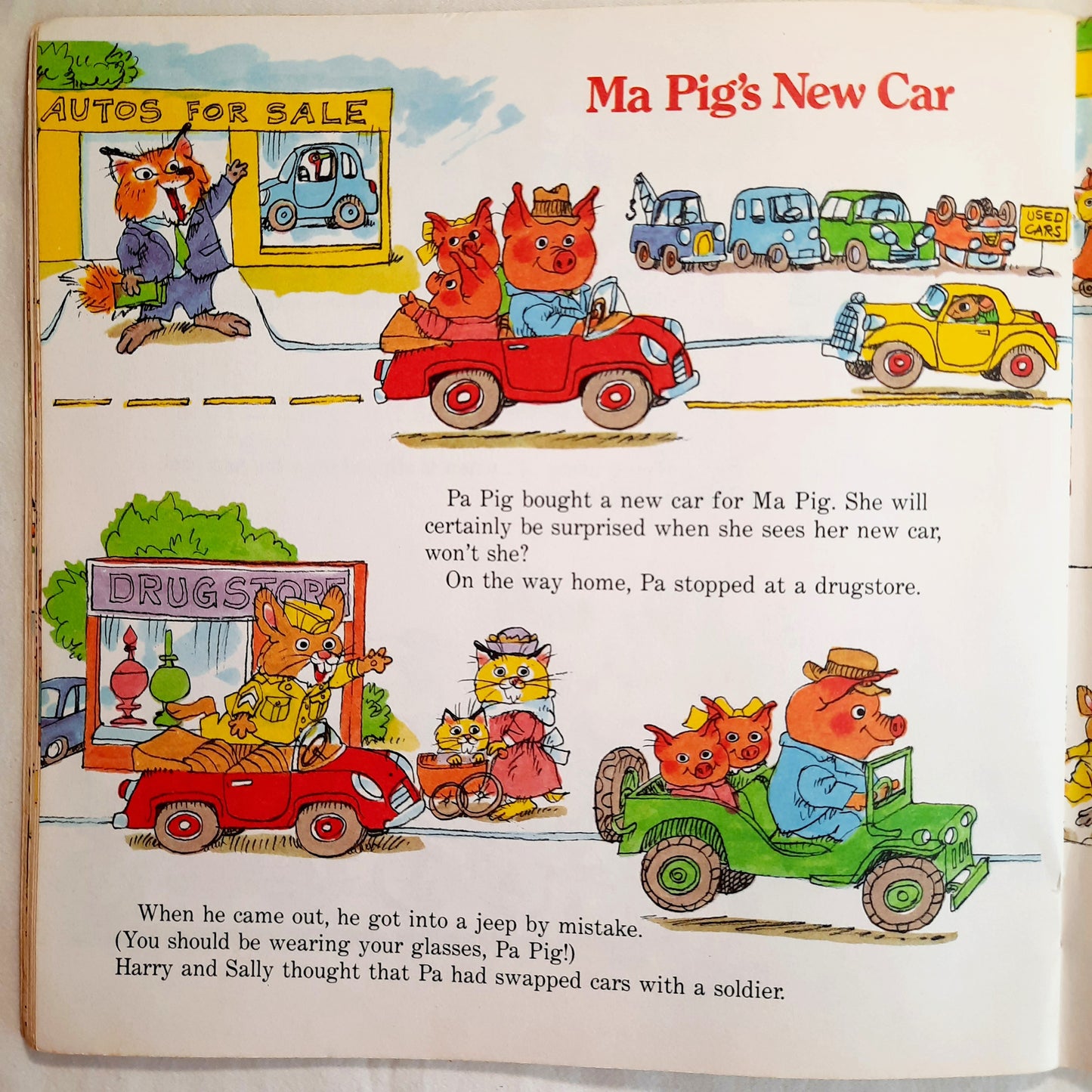 Richard Scarry's Bedtime Stories by Richard Scarry (Good, 1978, Pbk, Random House Pictureback)