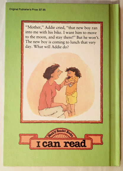 Addie Meets Max by Joan Robins (I Can Read, Very good, 1985, HC, 32 pages, Weekly Reader Books)