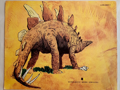 Giant Dinosaurs by Erna Rowe (Acceptable, 1973, Pbk, 32 pages, Scholastic)