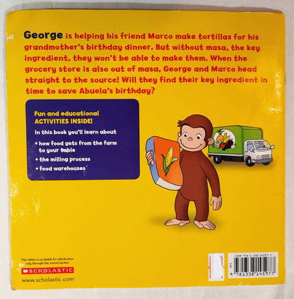 Curious George: Farm to Table by Julie M. Fenner (Good, 2016, Pbk, 32 pages, Scholastic)