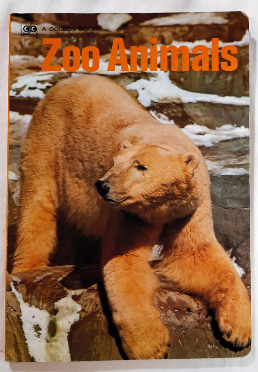 Zoo Animals by Golden Press (Board Book, 1985, Western Publishing Co., 14 pages)