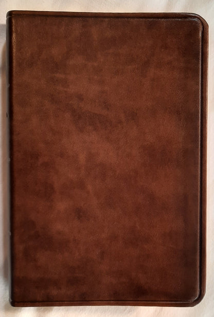 KJV Compact Value Edition Bible (New, 2019, Brown LeatherTouch, 768 pages, Holman)