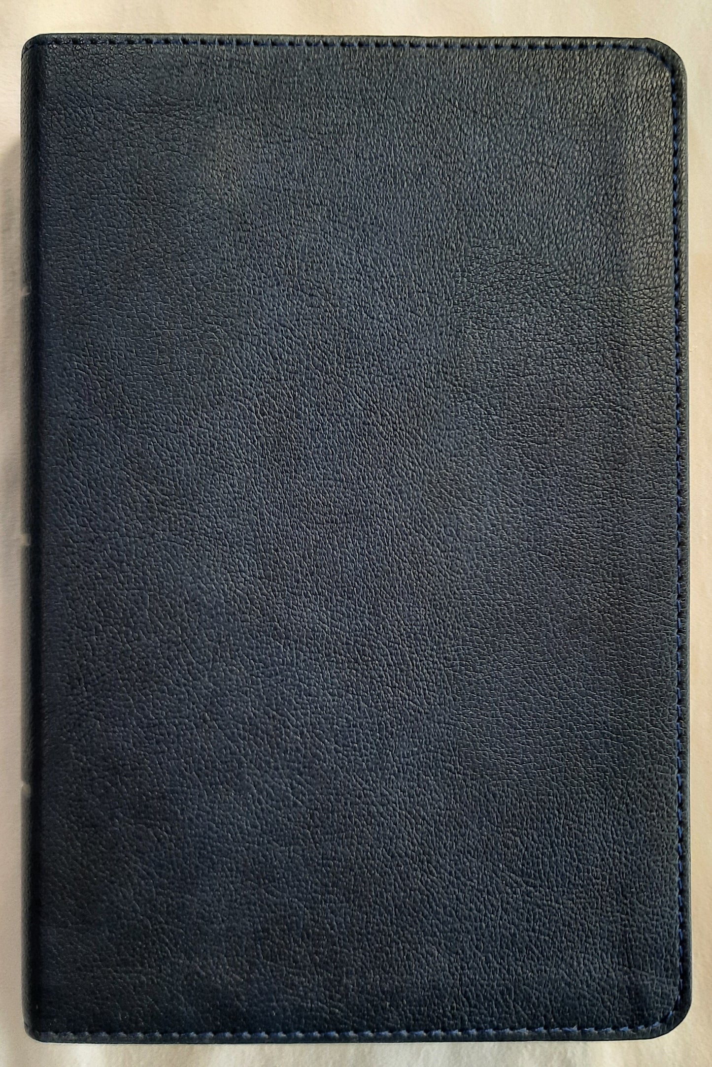 CSB Single Column Compact Bible (New, 2020, Navy Leathertouch, 1920 pages, Holman)