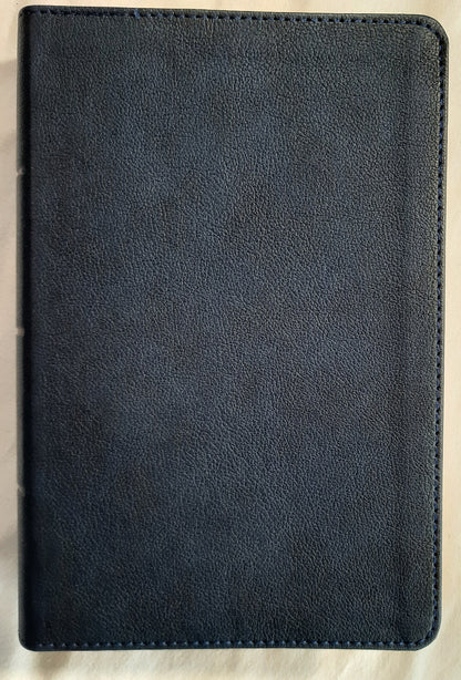 CSB Single Column Compact Bible (New, 2020, Navy Leathertouch, 1920 pages, Holman)