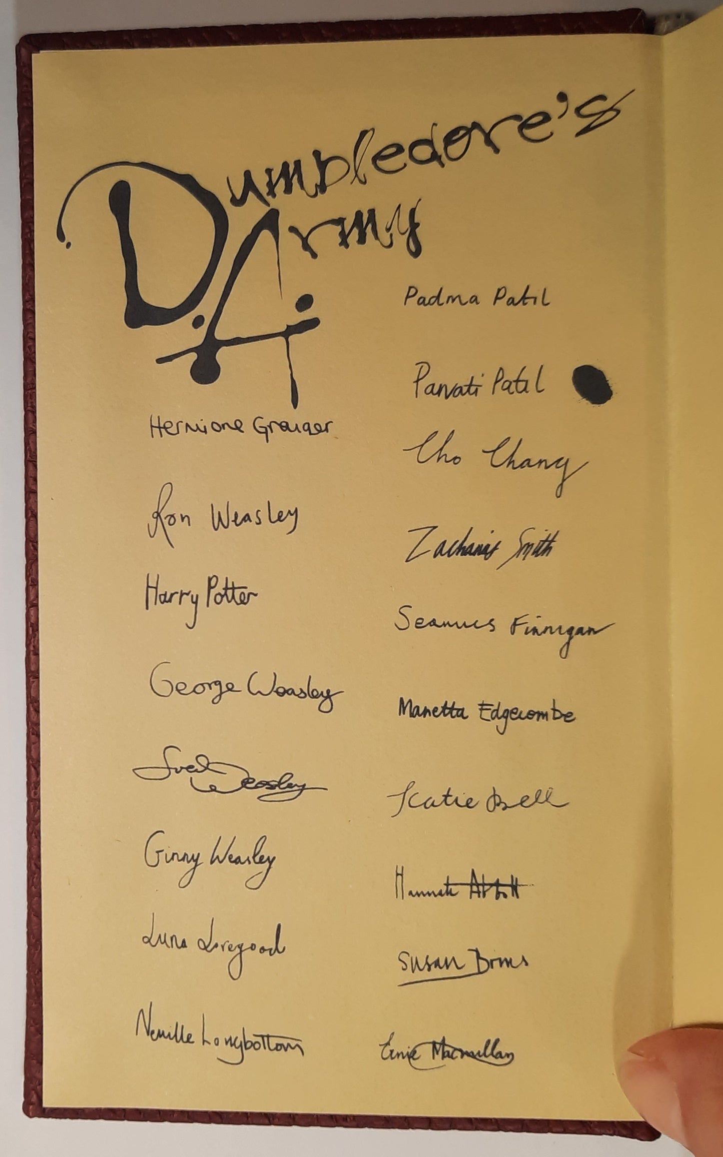Dumbledore's Army Mini-Notebook by Innovative Designs (Like New, HC, Loot Crate Exclusive)