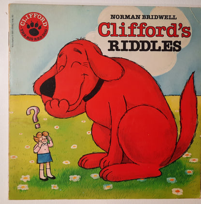 Clifford's Riddles by Norman Bridwell (Clifford the Big Red Dog, Good, 1974, Pbk, 32 pages, Scholastic)