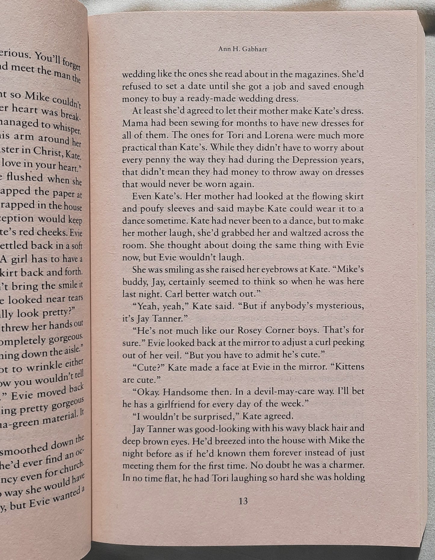 Small Town Girl by Ann H. Gabhart (Rosey Corner #2, Very good, 2013, Pbk, 395 pages, Revell)