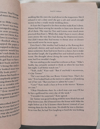 Small Town Girl by Ann H. Gabhart (Rosey Corner #2, Very good, 2013, Pbk, 395 pages, Revell)