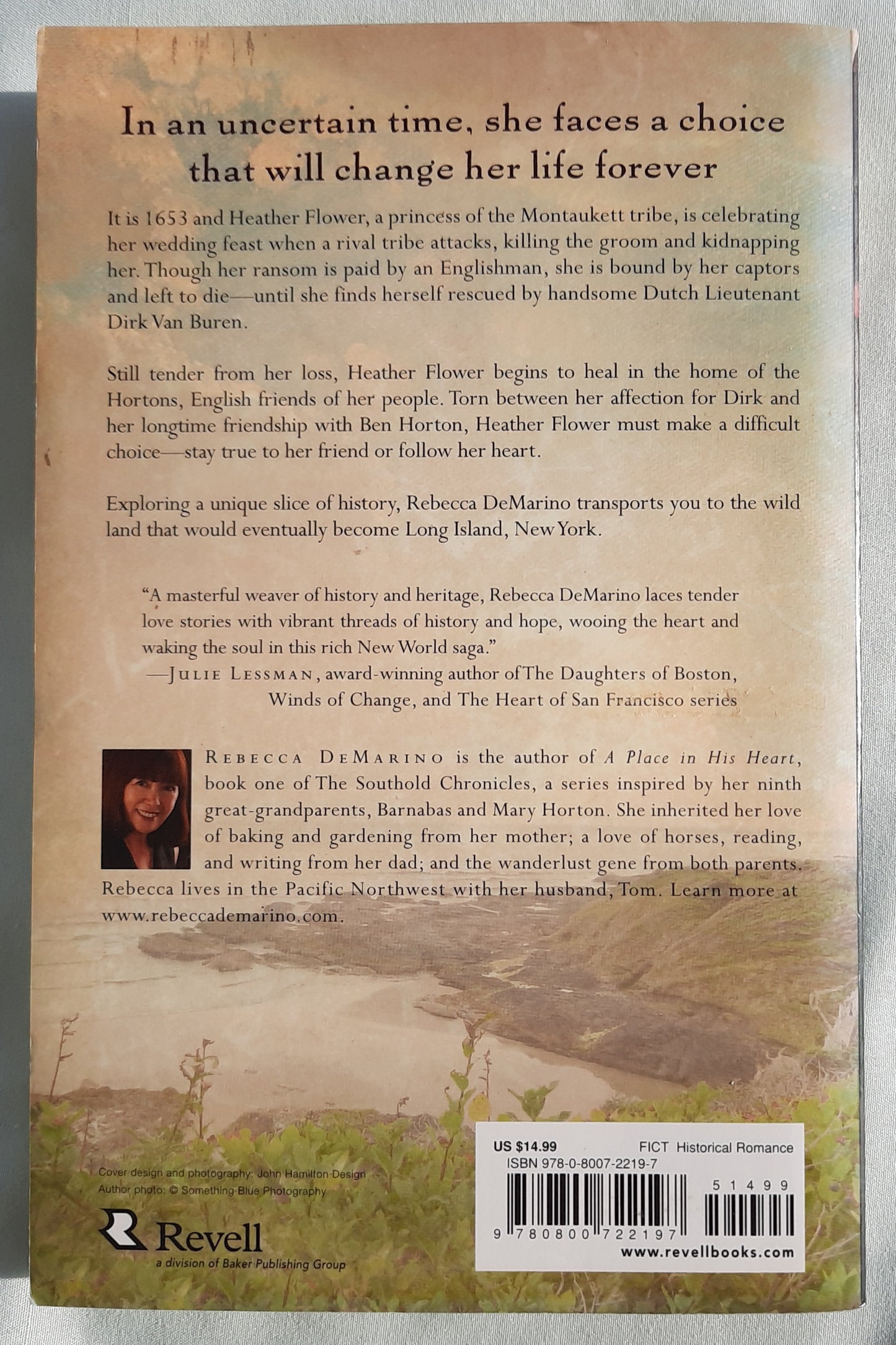 To Capture Her Heart by Rebecca DeMarino (Southold Chronicles #2, Good, 2015, Pbk, 345 pages, Revell)