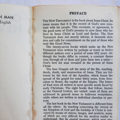 Good News for Modern Man New Testament (Good, 1966, Pbk, 599 pages, American Bible Society)