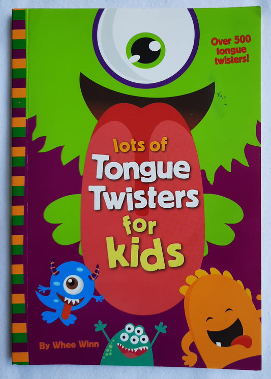 Lots of Tongue Twisters for Kids by Whee Winn (Very good, 2019, Pbk, 126 pages, Zonderkidz)
