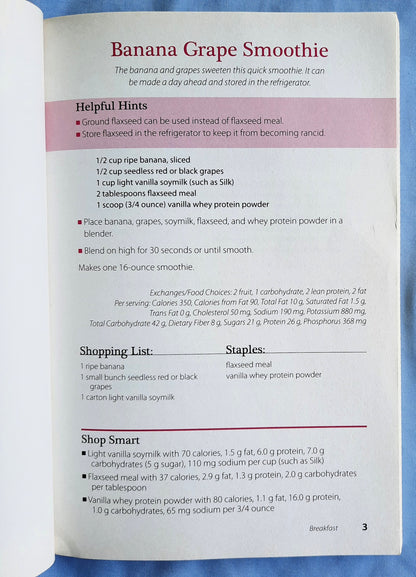 Simply Smoothies by Linda Gassenheimer (Good, 2014, Pbk, 106 pages, American Diabetes Association)