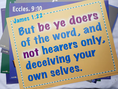 Abeka Trailblazing Through God's Word Memory Verse Cards (New)