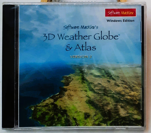 3D Weather Globe & Atlas Windows Edition Version 2 CDs New, 2012 Software MacKiev
