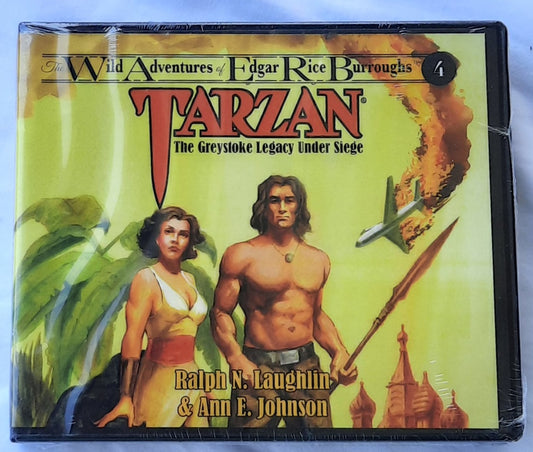 Tarzan: The Greystoke Legacy Under Siege by Ralph N. Laughlin; Ann E. Johnson; Edgar Rice Burroughs (New, Audiobook, 2023, Oasis Audio)