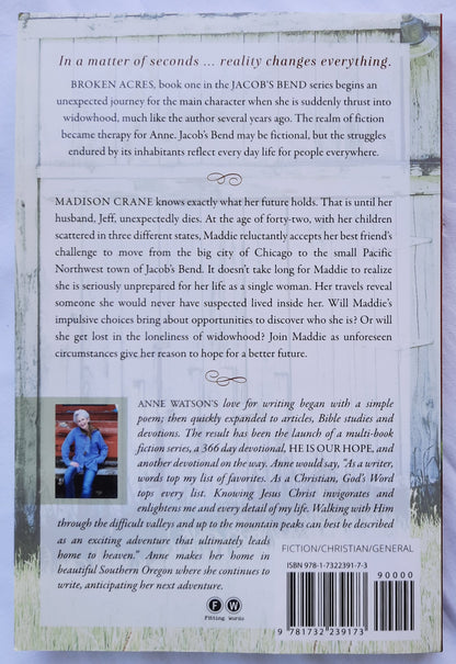 Broken Acres by Anne Watson (Jacob's Bend #1, New, 2019, Pbk, 284 pages, Fitting Words)
