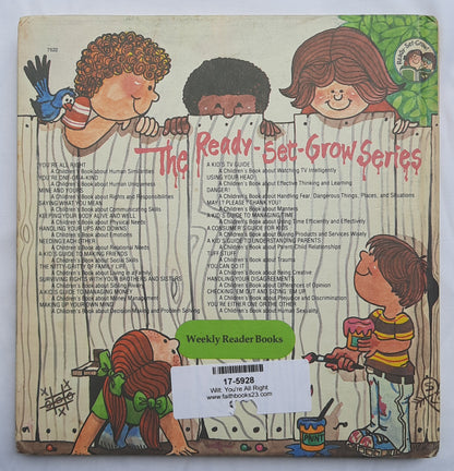 You're All Right by Joy Wilt; Hergie (Very good, 1979, HC, 128 pages, Weekly Reader Books)