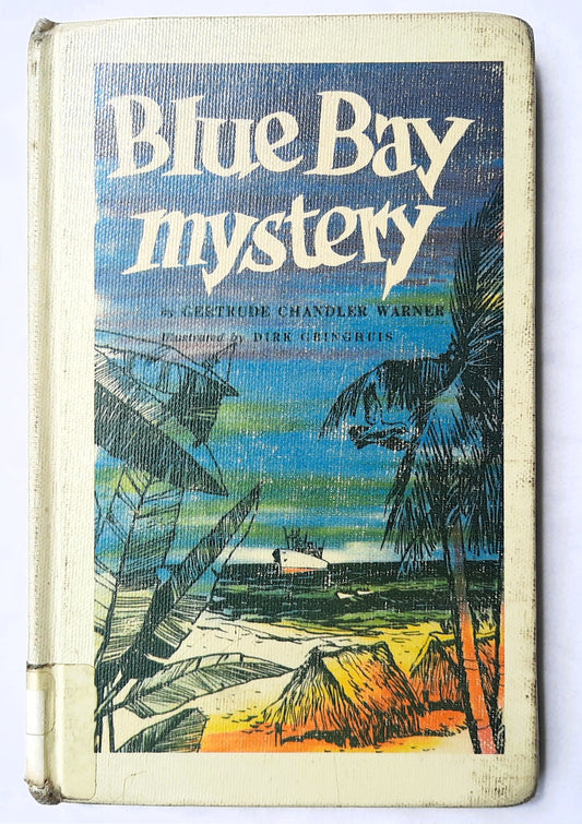 Blue Bay Mystery Gertrude Chandler Warner (Boxcar Children, Good, 1993, HC, 158 pages, Albert Whitman & Co.)