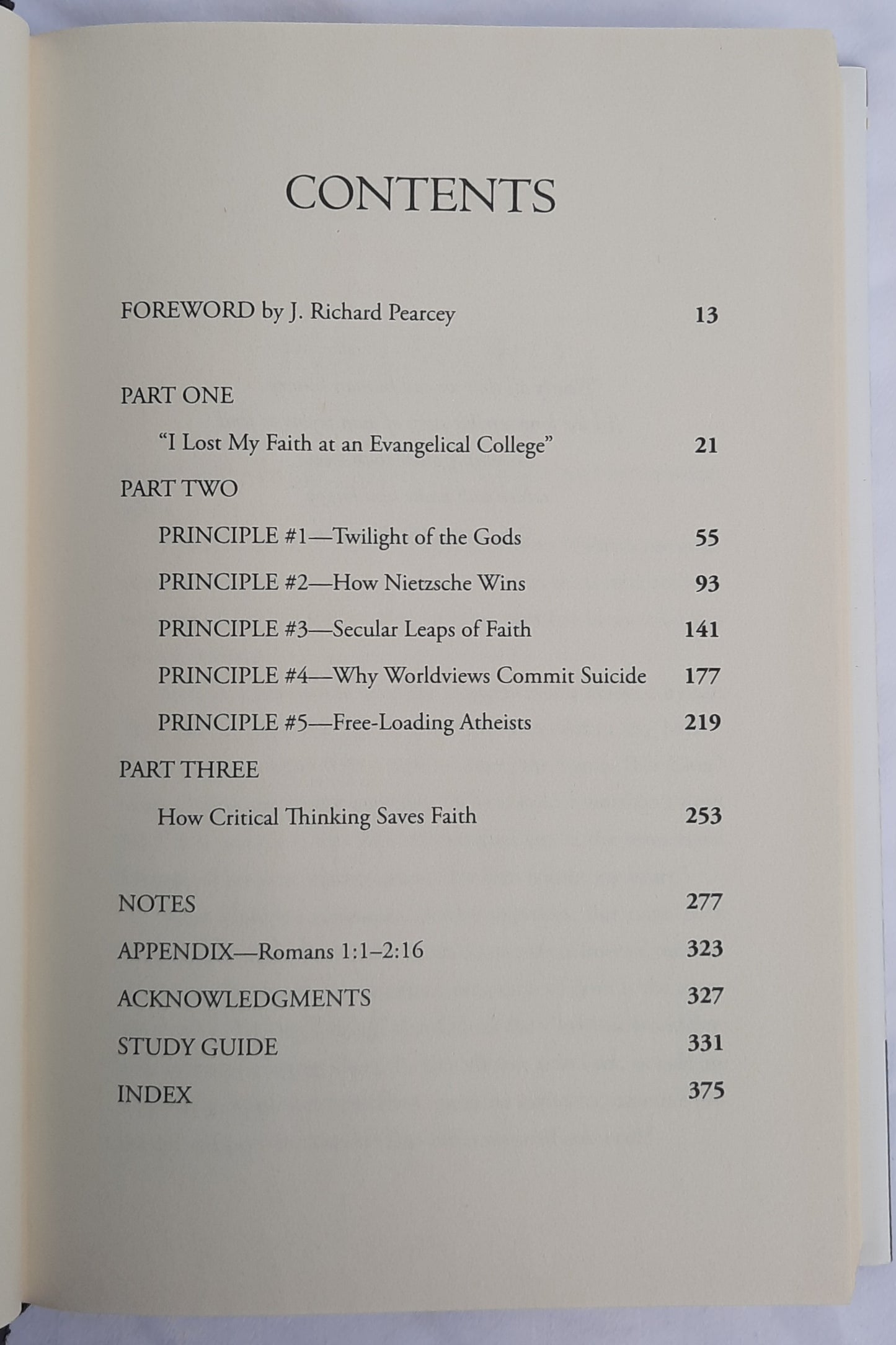 Finding Truth: 5 Principles for Unmasking Atheism, Secularism, and Other God Substitutes by Nancy Pearcy (Very good, 2015, HC, 383 pages, David C. Cook)
