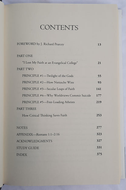 Finding Truth: 5 Principles for Unmasking Atheism, Secularism, and Other God Substitutes by Nancy Pearcy (Very good, 2015, HC, 383 pages, David C. Cook)