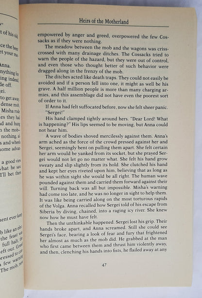 Heirs of the Motherland by Michael Phillips; Judith Pella (The Russians #4, Very good, 1993, Pbk, 384 pages, Bethany House)