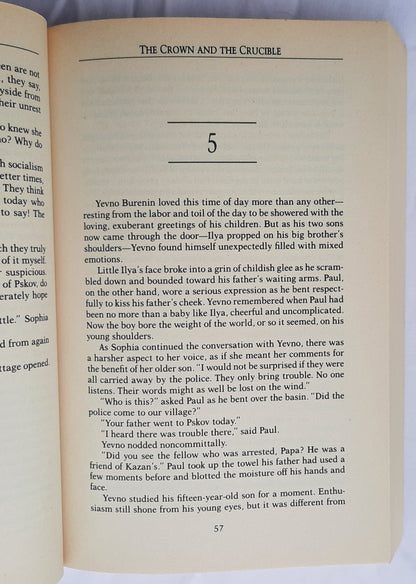 The Crown and the Crucible by Michael Phillips; Judith Pella (The Russians #1, Very Good, 1999, Pbk, 410 pages, Bethany House)