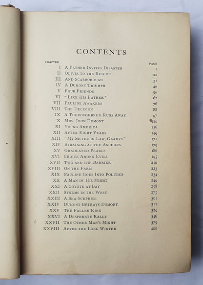 The Cost by David Graham Phillips; Harrison Fisher (Good, 1904, HC, 402 pages, Bobbs Merrill Co.)
