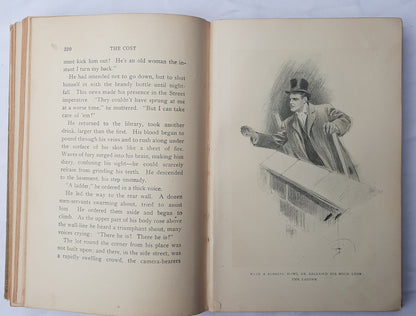 The Cost by David Graham Phillips; Harrison Fisher (Good, 1904, HC, 402 pages, Bobbs Merrill Co.)