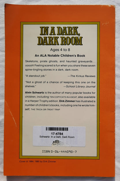 In a Dark, Dark Room by Alvin Schwartz (Very good, 1985, Pbk, 64 pages, Scholastic)