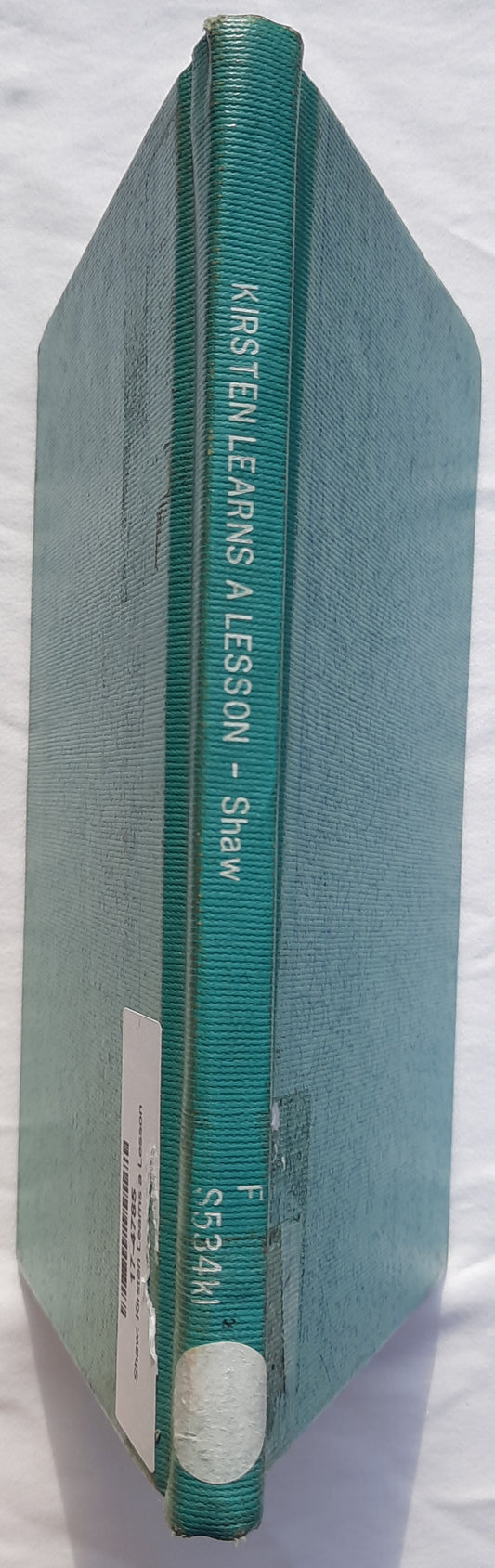 Kirsten Learns a Lesson by Janet Shaw (American Girl #2, Good, 1986, HC, 69 pages, Pleasant Co.)