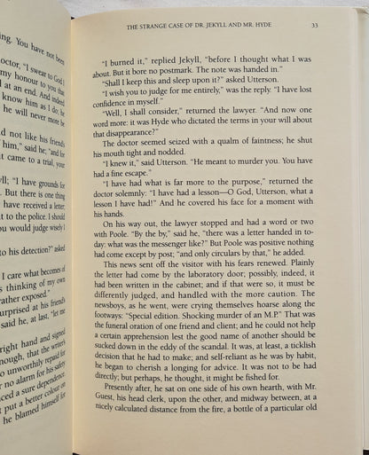 Dr. Jekyll and Mr. Hyde and Other Stories by Robert Louis Stevenson (Very good, 1994, HC, 221 pages, Courage Books)