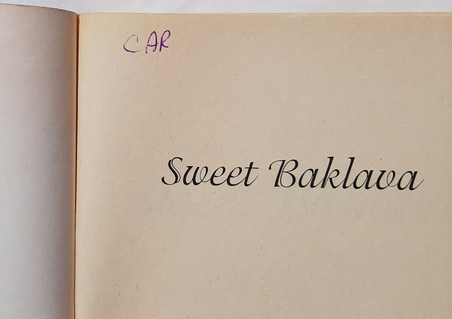 Sweet Baklava by Debbie Mayne (Very good, 2011, Pbk, Abingdon, 352 pages)